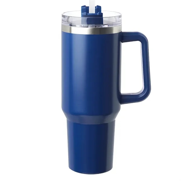 40 oz Alps Stainless Steel Travel Mug with Handle - 40 oz Alps Stainless Steel Travel Mug with Handle - Image 5 of 10