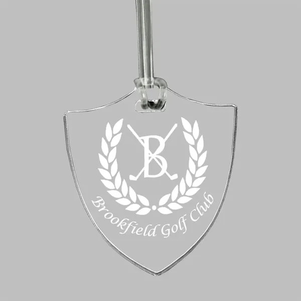 Custom Acrylic Laser Etched Bag Tag - Custom Acrylic Laser Etched Bag Tag - Image 2 of 8