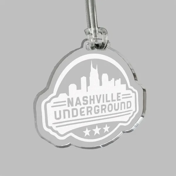 Custom Acrylic Laser Etched Bag Tag - Custom Acrylic Laser Etched Bag Tag - Image 3 of 8