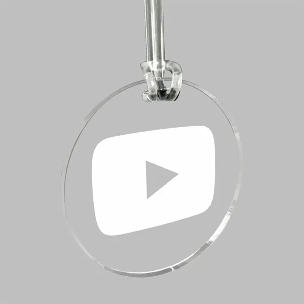 Custom Acrylic Laser Etched Bag Tag - Custom Acrylic Laser Etched Bag Tag - Image 4 of 8