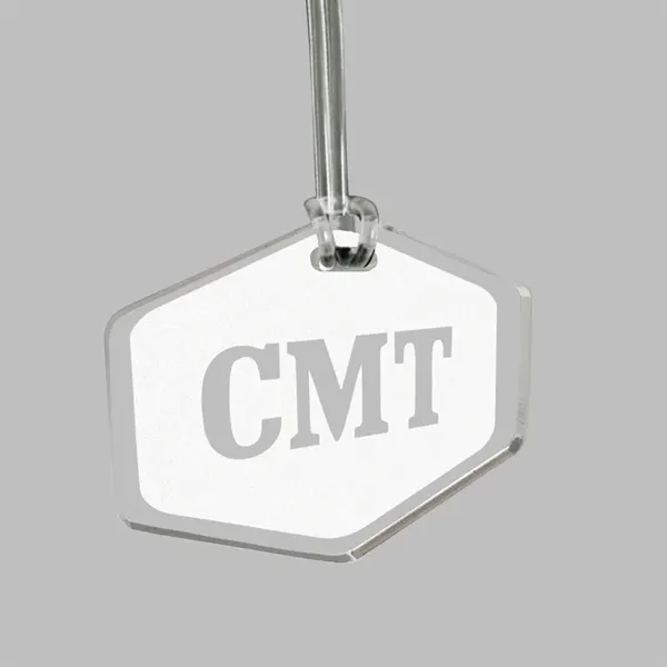 Custom Acrylic Laser Etched Bag Tag - Custom Acrylic Laser Etched Bag Tag - Image 5 of 8