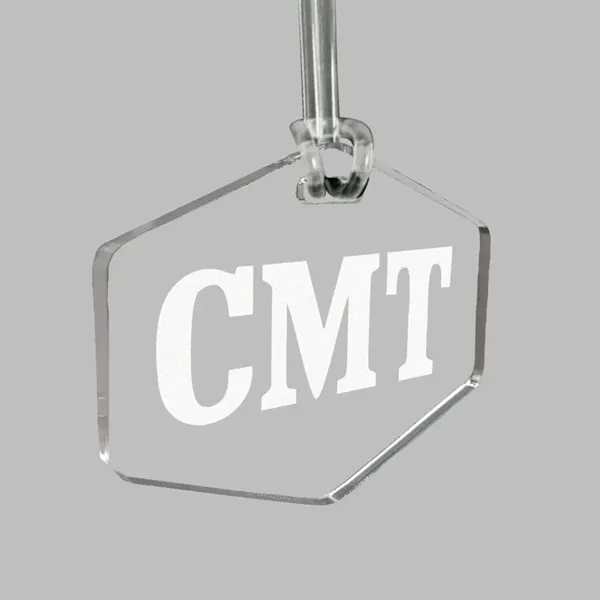 Custom Acrylic Laser Etched Bag Tag - Custom Acrylic Laser Etched Bag Tag - Image 7 of 8