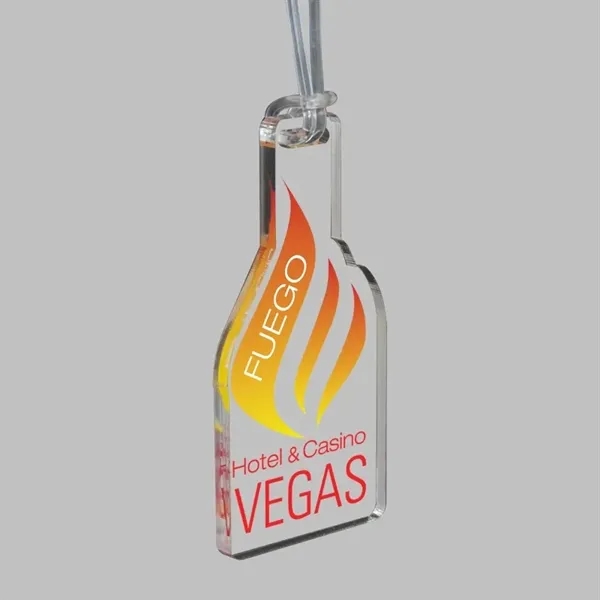 Custom Acrylic UV Color Bag Tags - Custom Acrylic UV Color Bag Tags - Image 0 of 5