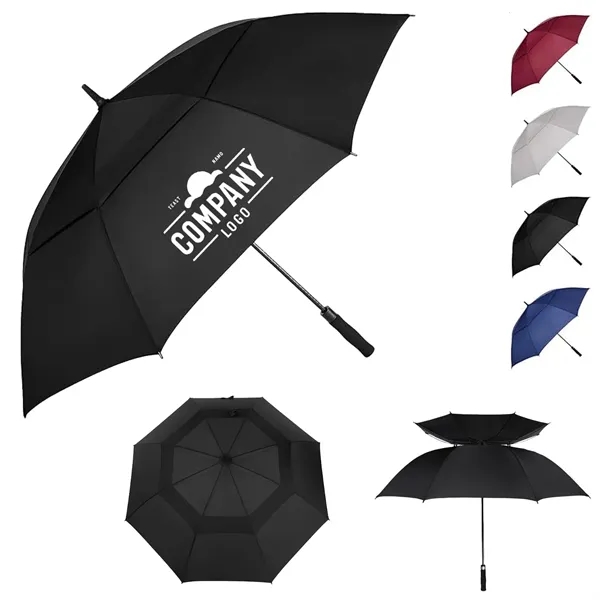 Automatic Open Windproof Waterproof Golf Umbrella - Automatic Open Windproof Waterproof Golf Umbrella - Image 0 of 3