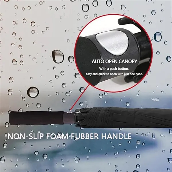 Automatic Open Windproof Waterproof Golf Umbrella - Automatic Open Windproof Waterproof Golf Umbrella - Image 2 of 3