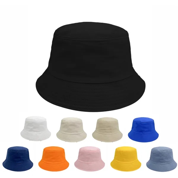 Stock Bucket Hat made from 100% Premium Cotton Twill - Stock Bucket Hat made from 100% Premium Cotton Twill - Image 0 of 1