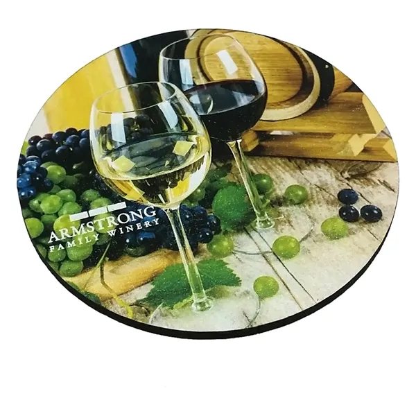 Ultra Vivid Recycled Wood Coaster - Ultra Vivid Recycled Wood Coaster - Image 1 of 1