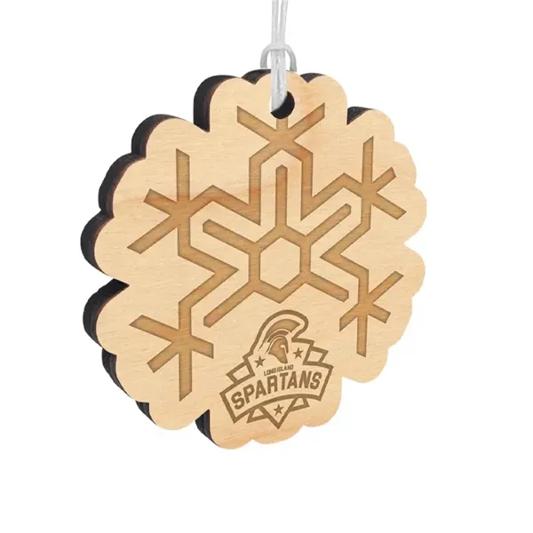 1/4" Etched Birch Ornaments - 1/4" Etched Birch Ornaments - Image 0 of 3