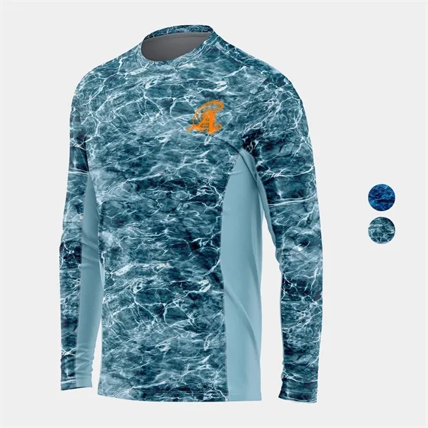 Mossy Oak® Men's Polyester Interlock T-Shirt, UPF 50+ - Mossy Oak® Men's Polyester Interlock T-Shirt, UPF 50+ - Image 0 of 4