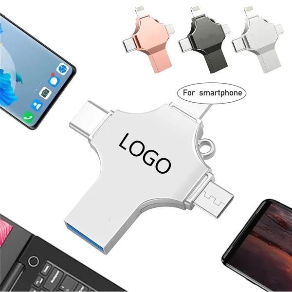16GB 4 in 1 USB Flash Drive - 16GB 4 in 1 USB Flash Drive - Image 0 of 3