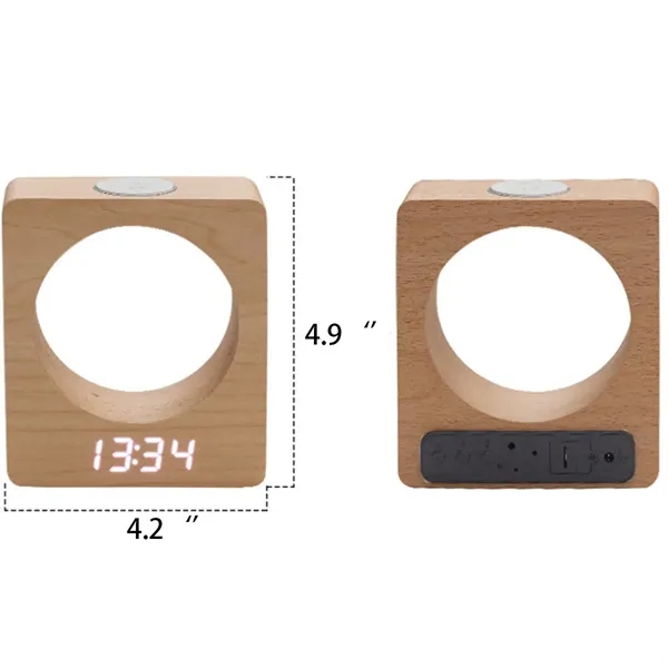 Wooden Digital Alarm Clock - Wooden Digital Alarm Clock - Image 1 of 1