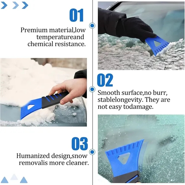Color Ice Scraper For Car Windshield Defroster Cleaning - Color Ice Scraper For Car Windshield Defroster Cleaning - Image 3 of 5