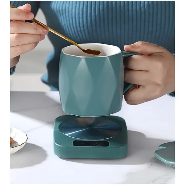 Coffee Warmer with Ceramic Mug - Coffee Warmer with Ceramic Mug - Image 2 of 3