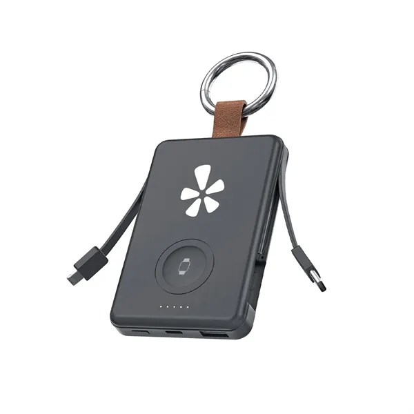 Velanova 5,000 mAh Charger w/ Apple & Samsung Watch Charging - Velanova 5,000 mAh Charger w/ Apple & Samsung Watch Charging - Image 1 of 10