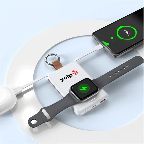 Velanova 5,000 mAh Charger w/ Apple & Samsung Watch Charging - Velanova 5,000 mAh Charger w/ Apple & Samsung Watch Charging - Image 8 of 10
