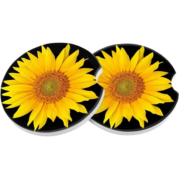 Car Cup Coaster Holder Mat Set Water Absorbent Ceramic - Car Cup Coaster Holder Mat Set Water Absorbent Ceramic - Image 0 of 1