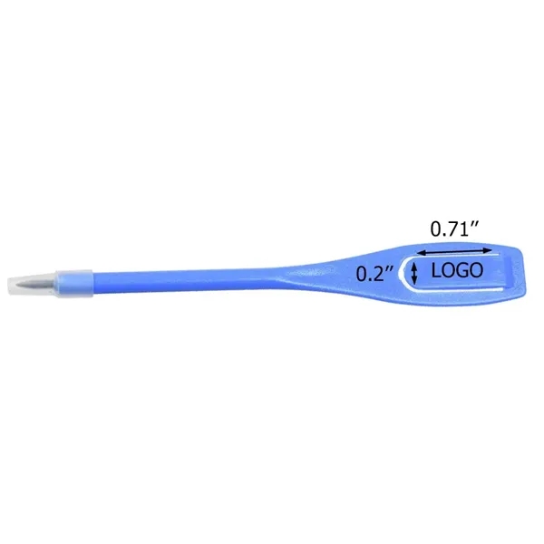 Custom Square Handle Plastic Golf Pencil w/Cover & Cilp - Custom Square Handle Plastic Golf Pencil w/Cover & Cilp - Image 3 of 3