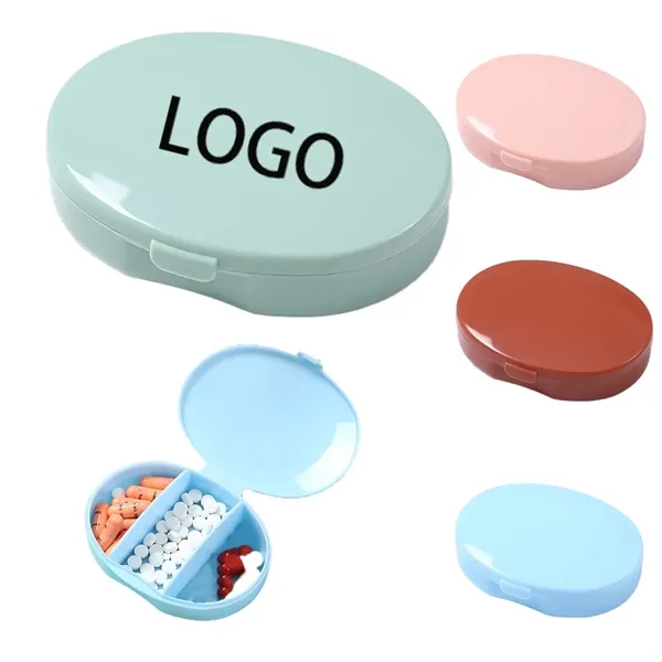 Portable Mini Plastic Pill Case - Portable Mini Plastic Pill Case - Image 0 of 1