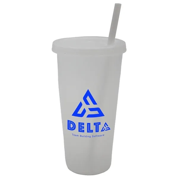 26 oz. Tumbler with Lid and Straw - 26 oz. Tumbler with Lid and Straw - Image 9 of 10