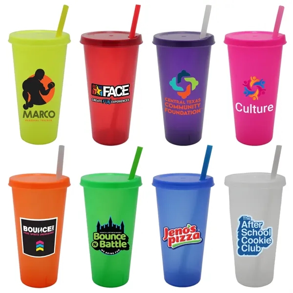 26 oz. Tumbler with Lid and Straw - 26 oz. Tumbler with Lid and Straw - Image 10 of 10