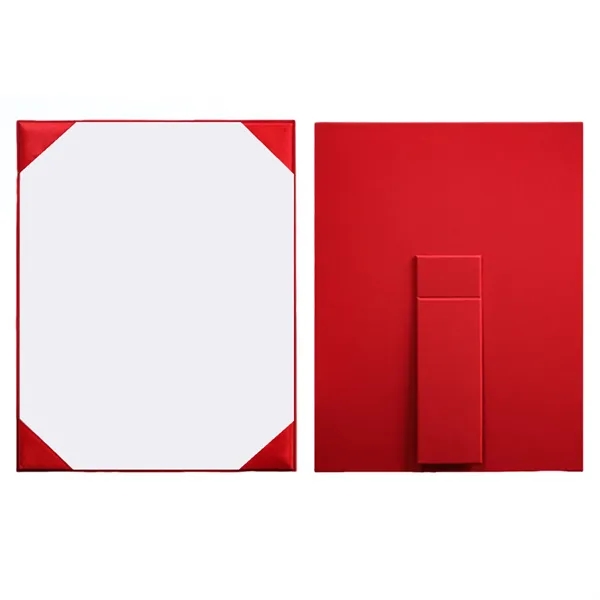 Desk Certificate Holder w/ Stand/Vinyl Film - Desk Certificate Holder w/ Stand/Vinyl Film - Image 1 of 1