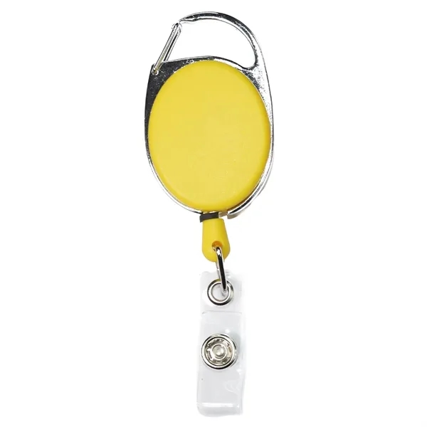 Both Side Plain Oval Carabiner Retractable Badge Reel - Both Side Plain Oval Carabiner Retractable Badge Reel - Image 2 of 7