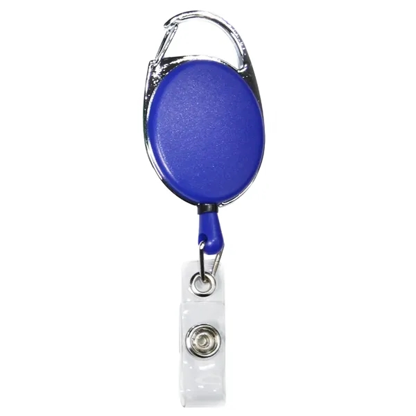Both Side Plain Oval Carabiner Retractable Badge Reel - Both Side Plain Oval Carabiner Retractable Badge Reel - Image 4 of 7