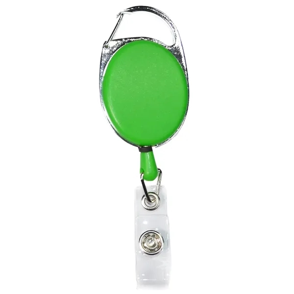 Both Side Plain Oval Carabiner Retractable Badge Reel - Both Side Plain Oval Carabiner Retractable Badge Reel - Image 5 of 7