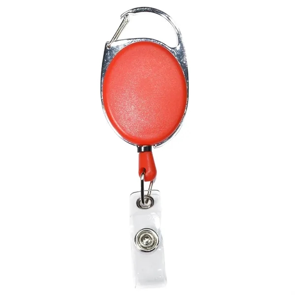 Both Side Plain Oval Carabiner Retractable Badge Reel - Both Side Plain Oval Carabiner Retractable Badge Reel - Image 6 of 7