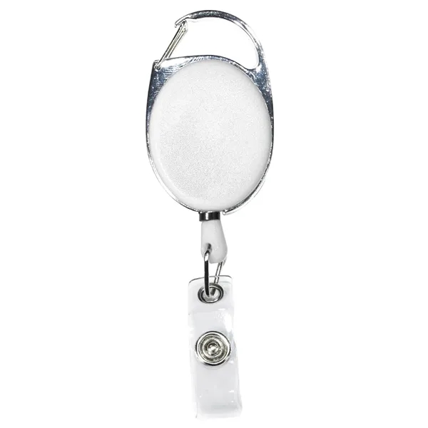 Both Side Plain Oval Carabiner Retractable Badge Reel - Both Side Plain Oval Carabiner Retractable Badge Reel - Image 7 of 7