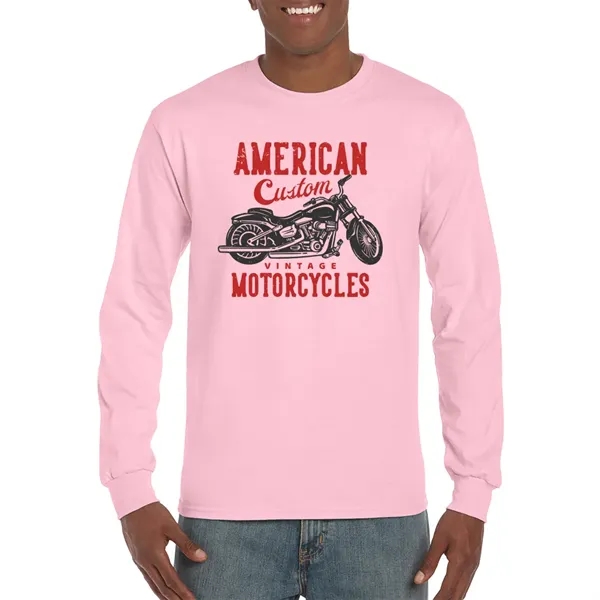 Gildan Ultra Cotton Long Sleeve T-shirt - Gildan Ultra Cotton Long Sleeve T-shirt - Image 14 of 29