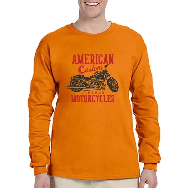 Gildan Ultra Cotton Long Sleeve T-shirt - Gildan Ultra Cotton Long Sleeve T-shirt - Image 24 of 29