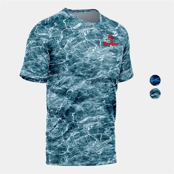 Mossy Oak® Men's 4.4 Oz. Polyester Interlock T-Shirt UPF 50+ - Mossy Oak® Men's 4.4 Oz. Polyester Interlock T-Shirt UPF 50+ - Image 0 of 4