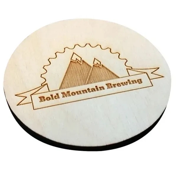 Custom Laser Etched Birch Coasters - Custom Laser Etched Birch Coasters - Image 2 of 2