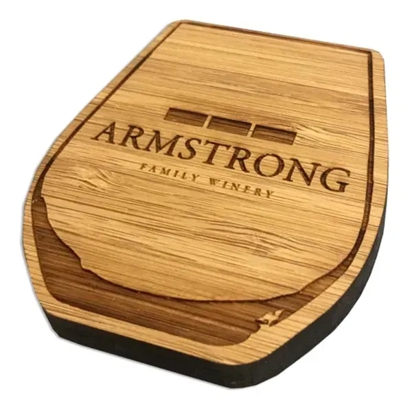 Custom Laser Etched Bamboo Magnets - Custom Laser Etched Bamboo Magnets - Image 5 of 7
