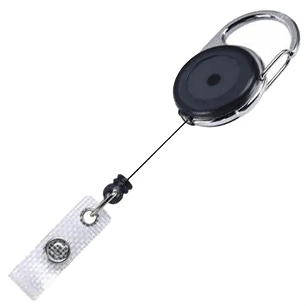 Quick Ship Full Color Carabiner Badge Reel with Belt Clip - Quick Ship Full Color Carabiner Badge Reel with Belt Clip - Image 5 of 7