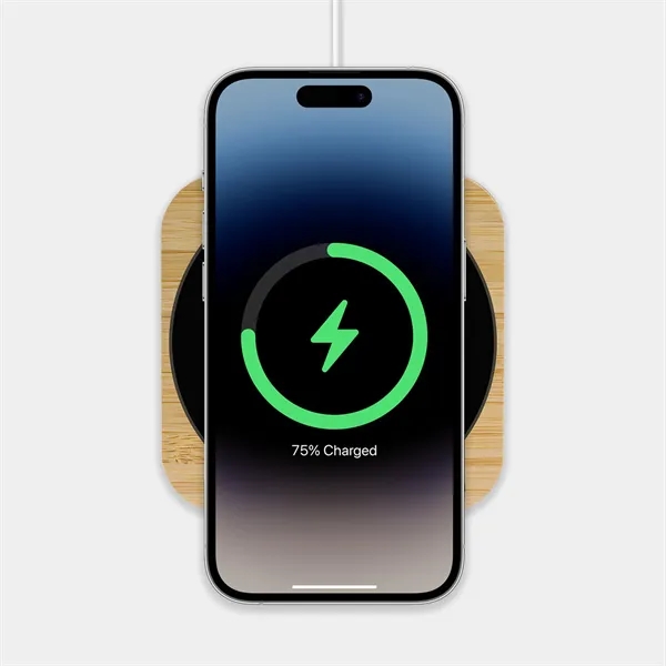 Aspen Qi - 15W Bamboo Eco Charger - Aspen Qi - 15W Bamboo Eco Charger - Image 1 of 2