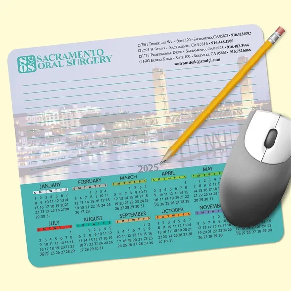 MousePaper® 24 Page - Recycled Note Paper Calendar Mouse Pad - MousePaper® 24 Page - Recycled Note Paper Calendar Mouse Pad - Image 2 of 2