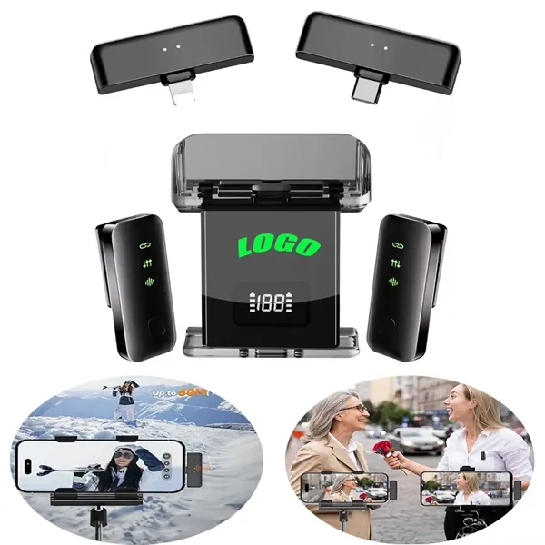 2024 new Mini Portable Wireless Lavalier Microphone - 2024 new Mini Portable Wireless Lavalier Microphone - Image 0 of 3