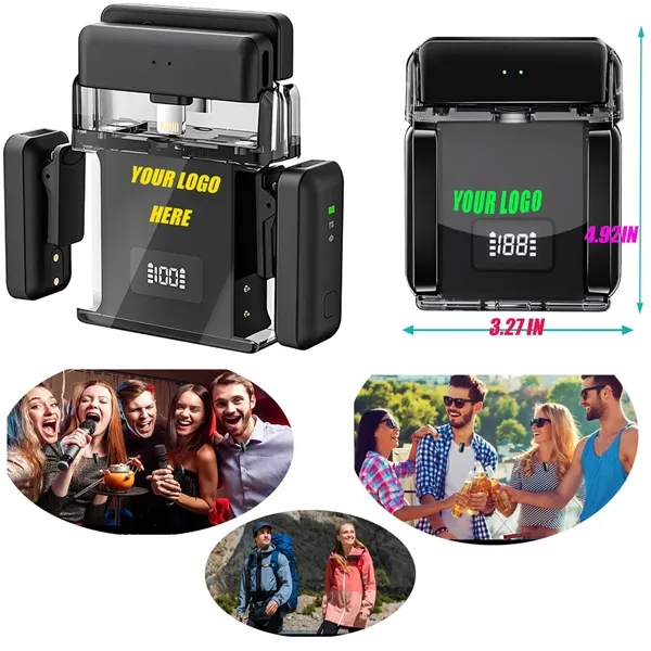 2024 new Mini Portable Wireless Lavalier Microphone - 2024 new Mini Portable Wireless Lavalier Microphone - Image 1 of 3