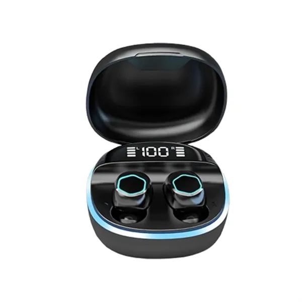 Wireless Charging Case Digital Display Sports Ear Buds - Wireless Charging Case Digital Display Sports Ear Buds - Image 1 of 8