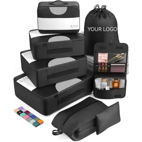 8 Pcs Set Travel Lightweight Luggage Storage Bag - 8 Pcs Set Travel Lightweight Luggage Storage Bag - Image 0 of 6