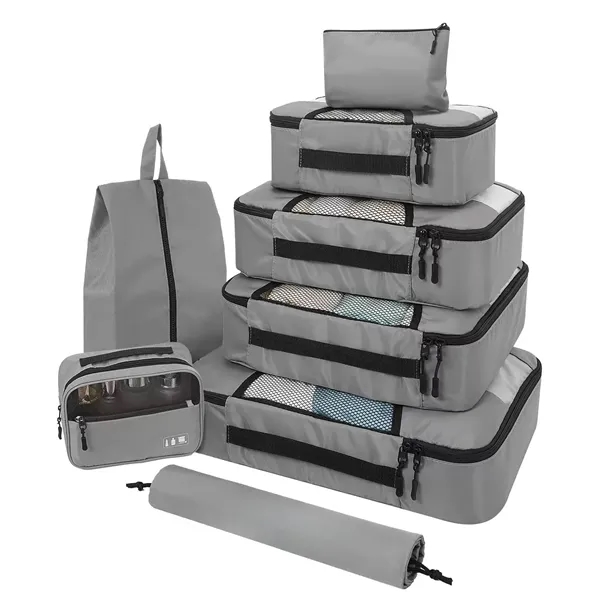 8 Pcs Set Travel Lightweight Luggage Storage Bag - 8 Pcs Set Travel Lightweight Luggage Storage Bag - Image 2 of 6