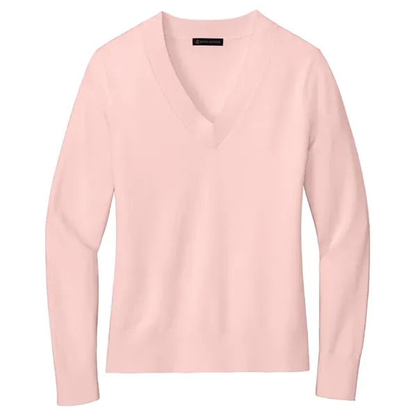 Brooks Brothers® Women's Cotton Stretch V-Neck Sweater - Brooks Brothers® Women's Cotton Stretch V-Neck Sweater - Image 2 of 5