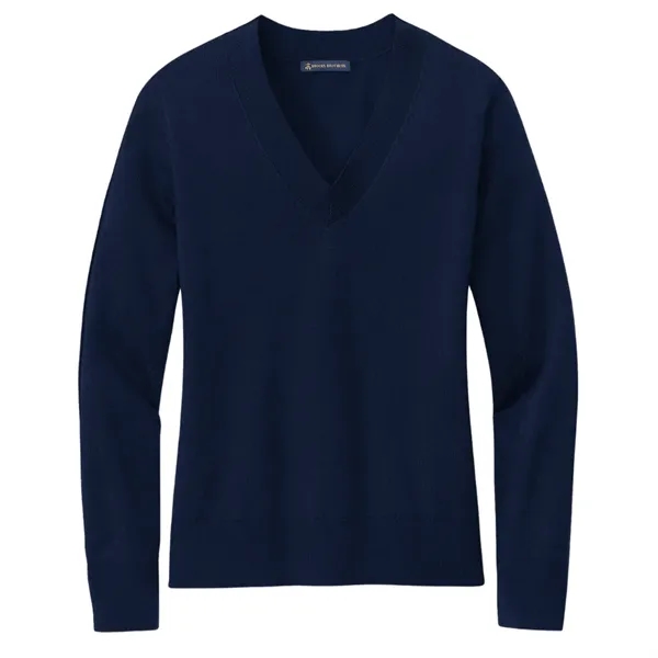 Brooks Brothers® Women's Cotton Stretch V-Neck Sweater - Brooks Brothers® Women's Cotton Stretch V-Neck Sweater - Image 5 of 5