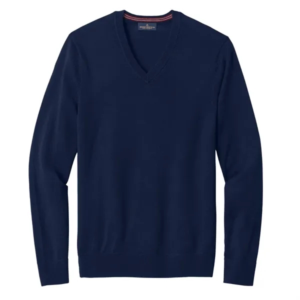 Brooks Brothers ® Washable Merino V-Neck Sweater - Brooks Brothers ® Washable Merino V-Neck Sweater - Image 4 of 5