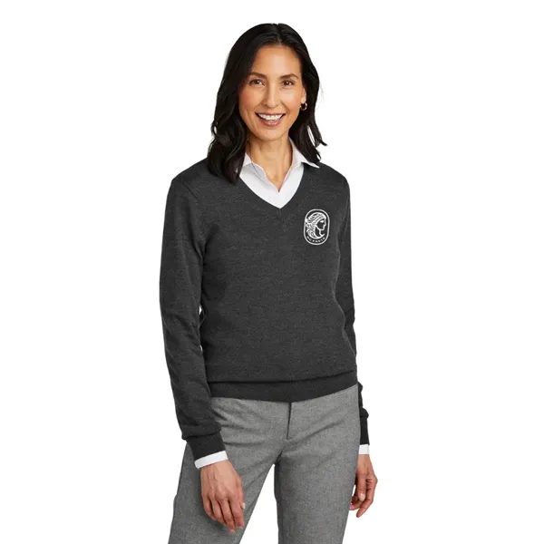 Brooks Brothers ® Women's Washable Merino V-Neck Sweater - Brooks Brothers ® Women's Washable Merino V-Neck Sweater - Image 0 of 5