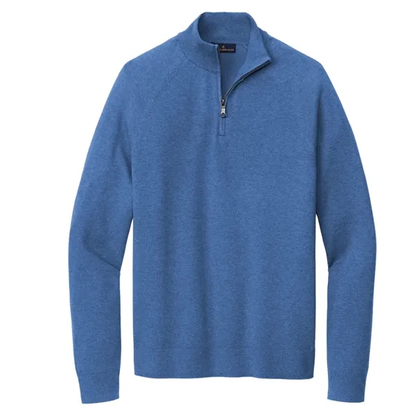 Brooks Brothers® Cotton Stretch 1/4-Zip Sweater - Brooks Brothers® Cotton Stretch 1/4-Zip Sweater - Image 2 of 5