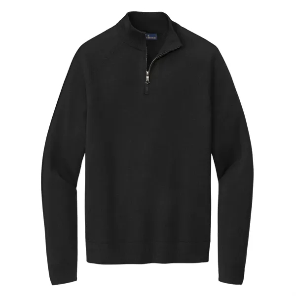 Brooks Brothers® Cotton Stretch 1/4-Zip Sweater - Brooks Brothers® Cotton Stretch 1/4-Zip Sweater - Image 3 of 5