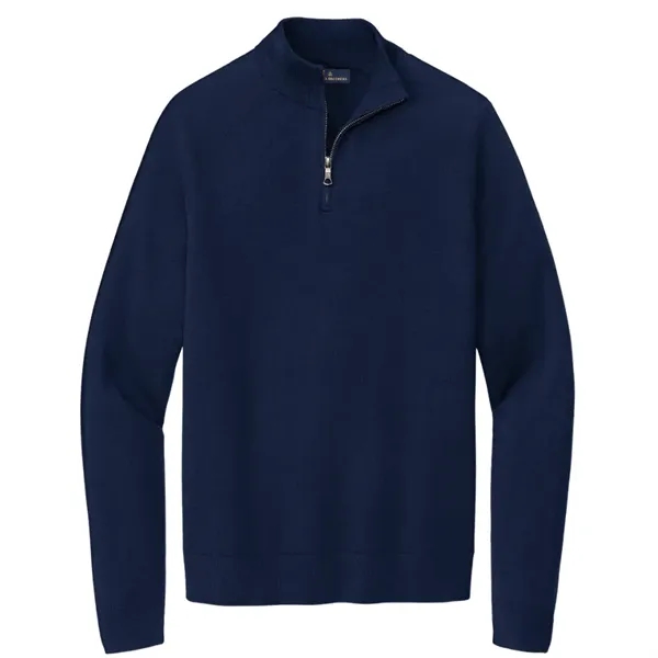 Brooks Brothers® Cotton Stretch 1/4-Zip Sweater - Brooks Brothers® Cotton Stretch 1/4-Zip Sweater - Image 4 of 5